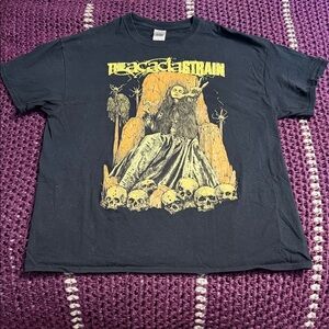The Acacia Strain band shirt - Gildan Black and Yellow Graphic Tee